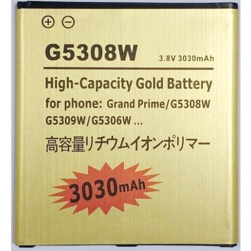 New EB-BG530CBU EB-BG530CBE 3030mAh Battery For Samsung Galaxy Grand Prime J3 2016 EB-BG531BBE G530 G531F G530H G530F