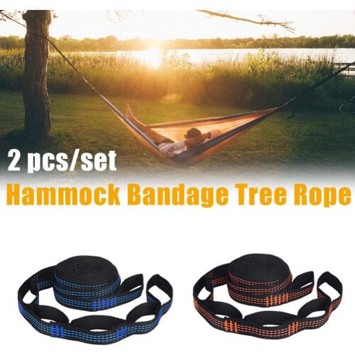 2 Pcs/Set Hammock Straps Special Reinforced Polyester Straps 5 Ring High Load-Bearing Barbed Black Outdoor Hammock straps