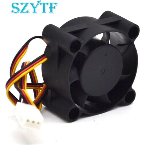 SZYTF 4020HH12B-NF4 4cm 40mm DC12V 0.24A double ball 3 wire 40*40*20MM cooling fan 100 pcs/lot