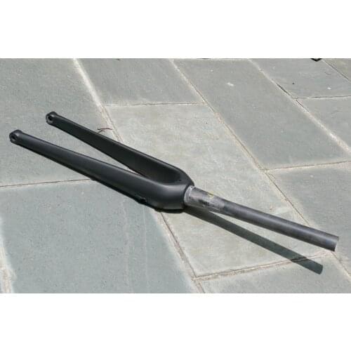 Toray Carbon UD Matt Cyclocross Disc Brake Bike Cyclo Cross Bicycle Fork Thru Axle 15 * 100mm