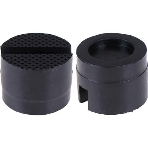 Universal Rubber Jack Pad Support Pinch Weld Slotted Floor Frame Rail Adapter Car Removal Repair Tool