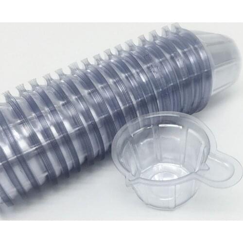 10Pcs 40ml Disposable Plastic Clear Dipstick Pregnancy Test Urine Cup Container NEW