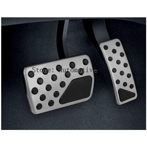 2PCS Stainless steel accelerator pedal For jeep Grand Cherokee 2014 2015