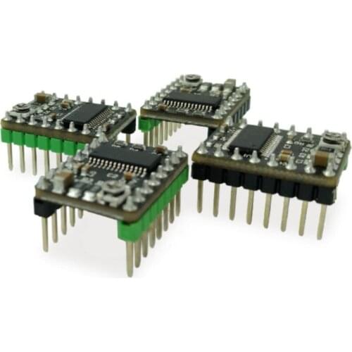 KuaiJieWei 3D printer Store 3D Printer MKS DRV8825 Stepper Motor Driver 4-layer PCB Board Optimized Send Heatsink