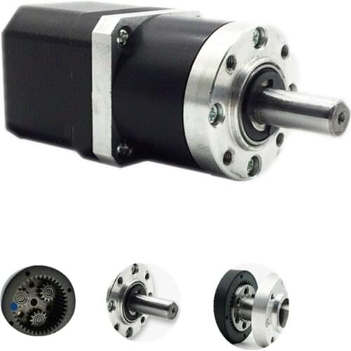 42MM Planetary Reducer Brushless DC Gear Motor 24V 45W High-strength Steel 8MM/10MM/Keyway Shaft 61mm Quality Motor