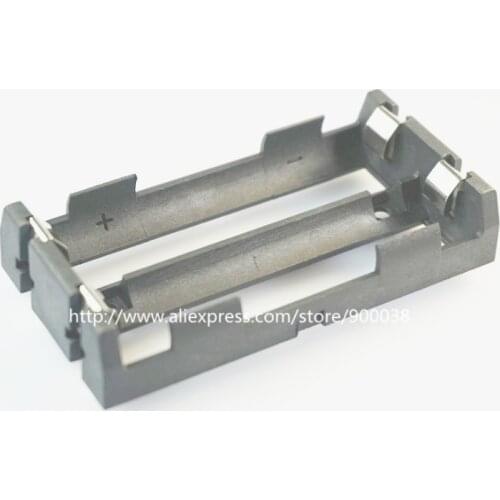 5pcs Dual 18650 Battery Holder through hole PCB 4 Pins 7.4V rechargeable Lithium battery wave Soldering/electric soldering iron