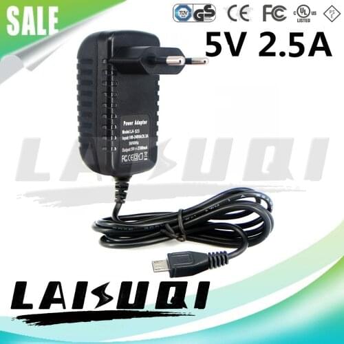 1pcs 5v 2.5A Micro USB DC Power Adapter EU plug charger supply Replace 5V 3A for Raspberry pi 3 B B+ LAISUQI Special offer