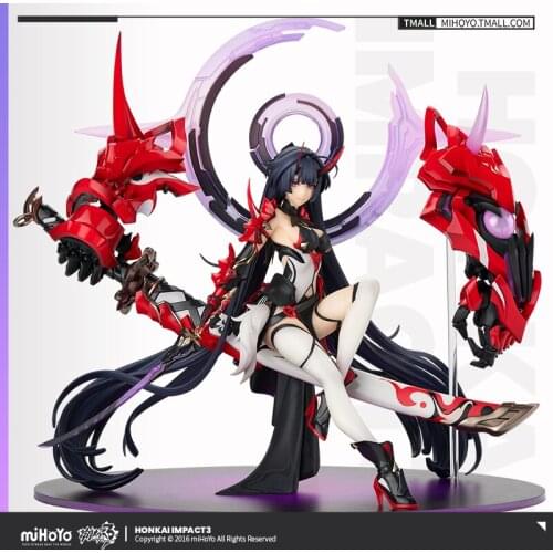 Anime Cosplay Game Honkai Impact 3 Raiden Mei 1/8 PVC&ASB Exquisite Figure Kids Cartoon Doll Halloween Statue Xmas Gift 2022 New