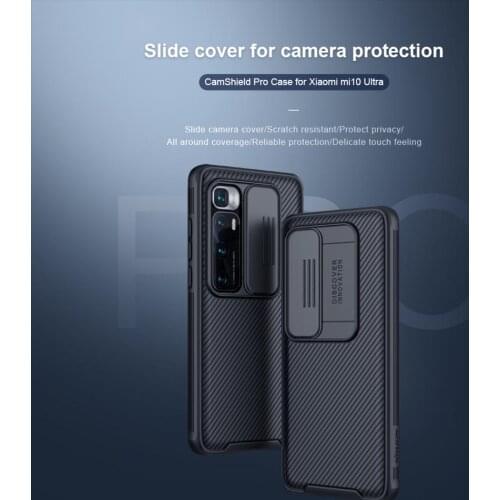 NILLKIN CamShield Pro Case For Xiaomi Mi 10 Ultra slide cover for camera protection for xiaomi mi 10 Ultra case back cover