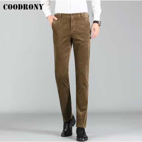 Мужские вельветовые брюки COODRONY China At AliExpress
