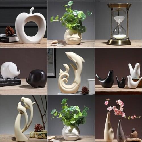 Wine cabinet decoration household goods room family bookshelf creative living room Nordic home furnishings