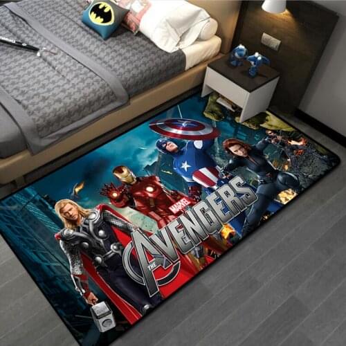 80x160CM Kids Play Mat Cartoon Washable Spiderman Carpet for Living Room Carpet Rugs for Boys Bedroom