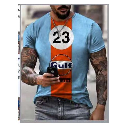 Summer New Streetwear Graphic 3D Printing Short Sleeve T Shirt For Men Oversized Casual Tops Hot Sale Large Size Tees For Male