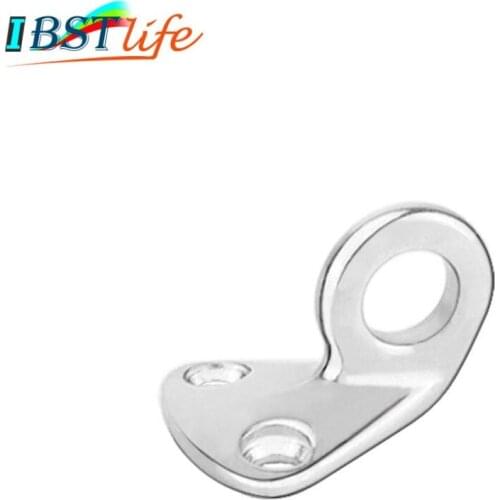 IBST LIFE Stainless Steel 316 Pad Eye Fender Fending Hook Rope Boat Sail Tug Ship marine Hardware coat cap hook