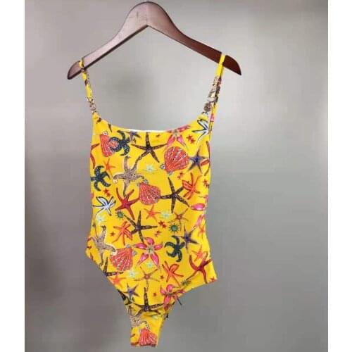 Bikini Brazilian Women Swimsuit 2021 New Female Contrast Shell Print Swimwear High Waist Bathing Suit Beachwear Swim Suit