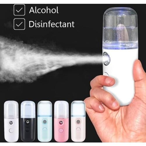 30ML Mini Nano Facial Sprayer USB Nebulizer Face Steamer Humidifier Hydrating Anti-aging Wrinkle Women Beauty Skin Care Tools