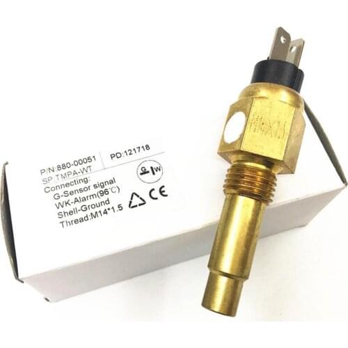 Pack of 1 High Quality Water Temperature Sensors M14X1.5 M16X1.5 18NPT for Auto Boat 52mm Water Temp Gauges 40-120Degree