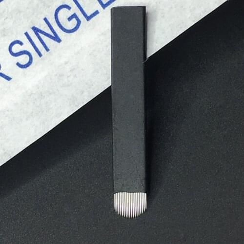New Arrival Lamina Tebori U 18 Microblading Pin 0.18mm Tattoo Needles Permanent Makeup Eyebrow Lip Embroidery Blade Manual Pen