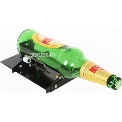 Manual Glass Bottle Cutting Machine for Wine Beer Glass Bottles Cutting Tool Stainless Steel Plate, YG8 wheel galss cutter