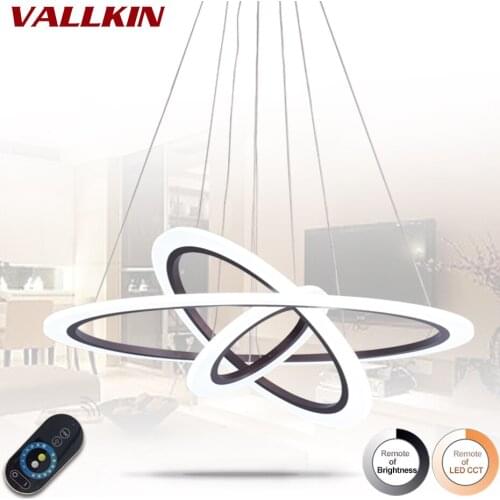 Modern LED Pendant Light Living Room Decor Acrylic Dimmable Flower Shape Hanging Lamp with Butterfly Lamparas Lustre Lamps