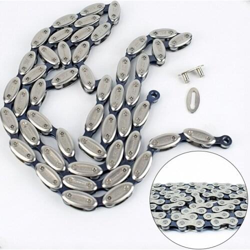 Fixed Gear Chain Single Speed Anti Rust Olives Bicycle Bike Chains 100 Links