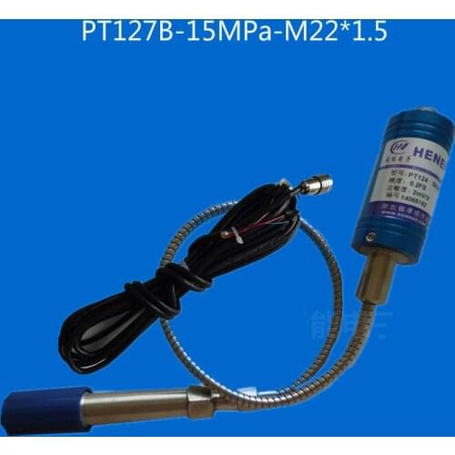 High temperature melt pressure transmitter, PT127B-15MPa-M22*1.5. Output signal: 0-5V/0-10V/4-20mA