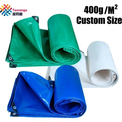 0.35mm Thicken Heavy Duty Tarpaulin 450gsm Waterproof Tarp Outdoor PVC Tent Trailer Cover Shelter Anti Scratch Wear Resistant