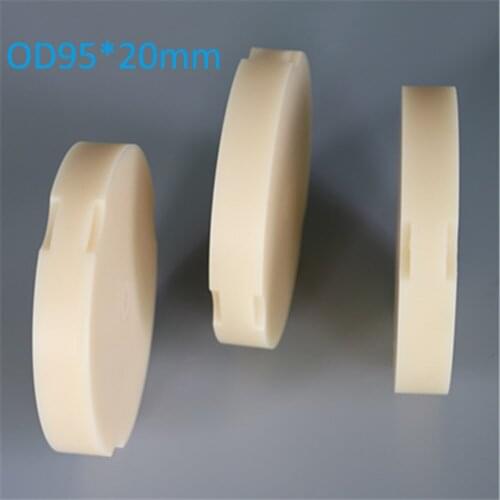 10 Piece/Lot OD95*20mm Dental PMMA Block Blanks Disc For ZirkonZahn Milling System Dental PMMA Block For Denture Prosthesis