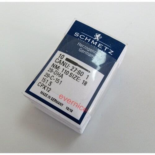 10 Pcs Schmetz Cpx12 151S 29-Dha 29-C-151 For Pinpoint Decoration Stitch Sewing