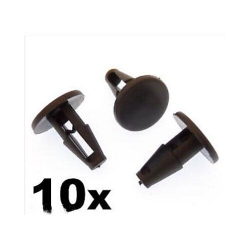 10x For Honda Plastic Trim Clips- Wiper Motor Cover, Windscreen Cowl, & Wheel Arch