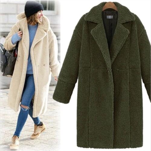 2018 Winter Coat Women Long Jacket Elegant Cashmere Coat High Quality Wool Coat Female Outerwe