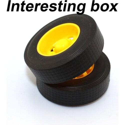 3 * 42mm truck rubber wheel DIY model wheel technology small production wheel truck wheel model