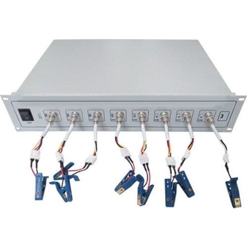 5V10m 20mA 30mA 40mA 50mA 8 Channel Battery Tester for Coin Cell Battery Capacity Testing