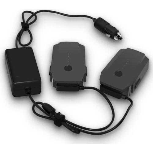 BRDRC Dual 2 Battery Power Car Charger Adapter For DJI Mavic Pro Drone Accessory Part