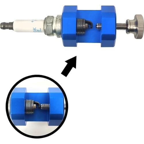 Car Precision Engine Sparkplug Gap Tool 14mm Billet Aluminum,Easy to Carry and