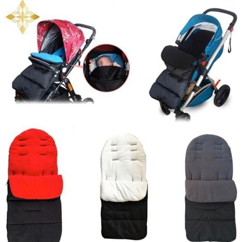 Baby Stroller Sleeping Bag Waterproof Footmuff Footrest Winter Sleepsacks Baby Foot Cover Mat