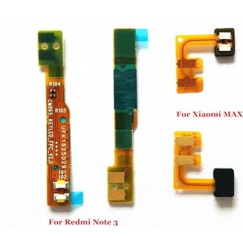 For Xiaomi Mi Max 2 Mi 5X A1 Light LED FPC Button Flex Cable Repair Parts For Xiaomi Redmi Note 3 4 4x