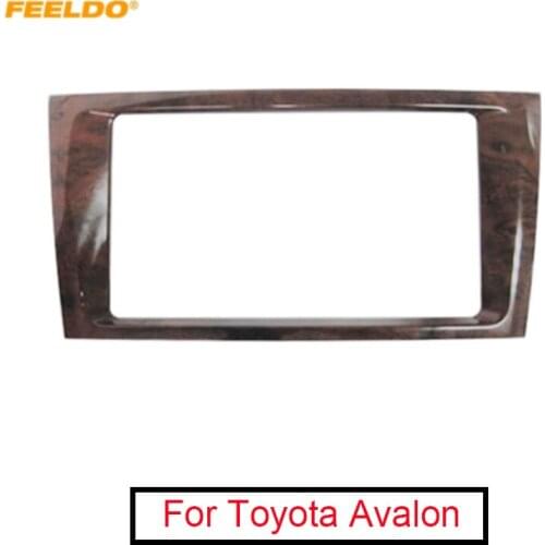 FEELDO 2Din Car Radio Stereo Face Fascia Frame For Toyota Avalon DVD Dash Fascia Panel Frame Installation Kit #AM4892