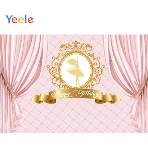 Yeele Dancer Curtain Headboard Birthday Baby Shower Photography Backgrounds Customized Photographic Backdrops for Photo Studio
