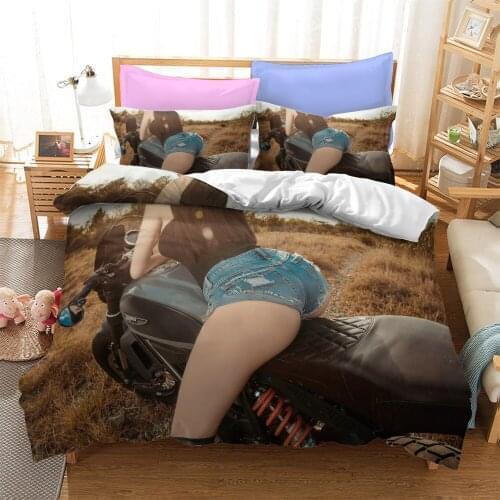 Cool Sexy Lady Bedding Set Woman Fashion 3D Print Comforter Luxury Queen King Single Duvet Cover Set Home Textile Decor Modern