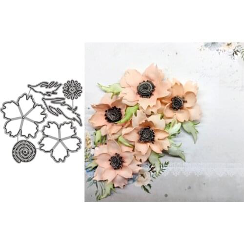 Flower Metal Cutting Dies for Scrapbooking Handmade Tools Mold Cut Stencil New 2021 DIY Card Make Mould Model Craft Decoration