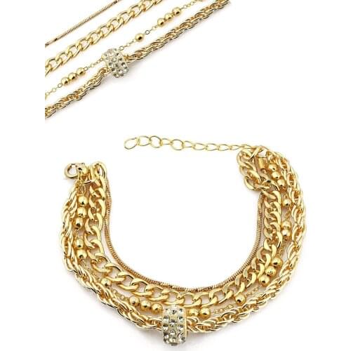 Womens Zircon Cubic Zirconia pcs set Bracelet Dbbl3101