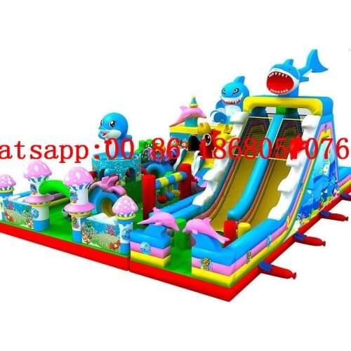 China Guangzhou) Factory direct inflatable slide / castle / trampoline/Air plane slide YLY-Y21