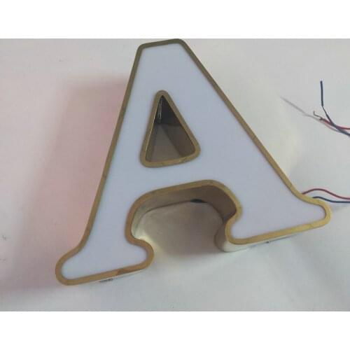 Custom Outdoor advertising sign LED lighting channel letters