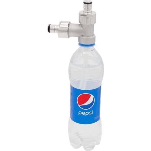 PET Coke Bottle Covert into a Keg System Ball Lock Gas & Beer Outlet All Stainless Steel 304 Food Grade Silicone Hose