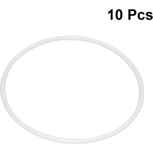 10Pcs 8.5/16/20cm Dreamcatcher Round Hoop White Plastic Ring Wrapping Circle For DIY Manual Handmade Wicker Crafts Tool