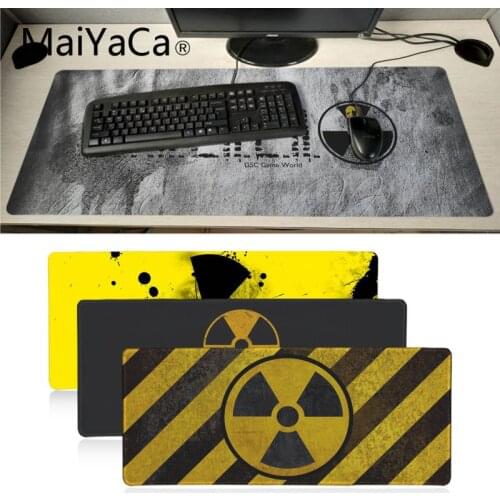 Maiyaca stalker logo Durable Rubber Mouse Mat Pad large mouse pad computer desk mat for alfombrilla gaming pad mouse muismat