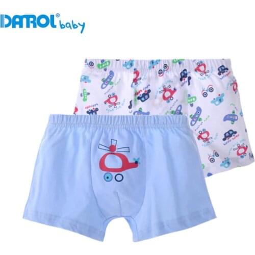 Boys Underwear 6 Pcs / Lot 100% Cotton Boxer Briefs Kids Panties Lovely Cartoon Panties Childrens Underwear