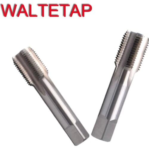 WALTETAP HSSE American Taper Pipe Straight Groove Tap NPT 1/16-27 1/8-27 1/4-18 3/8-18 1/2-14 3/4-14 Machine Screw Thread Taps
