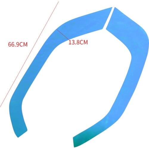 2PCS Car Headlight Protective Film For Tesla Model X Headlight Daytime Running Light Color Change Film Anti-scratch Auto Parts